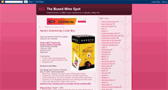 Desktop Screenshot of boxedwinespot.blogspot.com