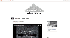 Desktop Screenshot of cumulusabsurdum.blogspot.com