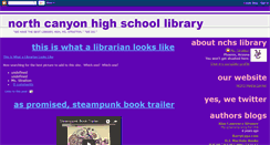 Desktop Screenshot of northcanyonhslibrary.blogspot.com