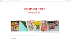 Desktop Screenshot of alexandrahedin.blogspot.com