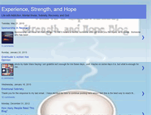 Tablet Screenshot of marie-experience-strength-hope.blogspot.com