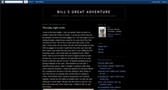 Desktop Screenshot of billsgreatadventure.blogspot.com