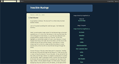 Desktop Screenshot of irasciblemusings.blogspot.com