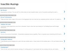 Tablet Screenshot of irasciblemusings.blogspot.com