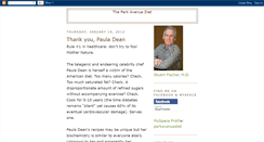 Desktop Screenshot of parkavenuediet.blogspot.com