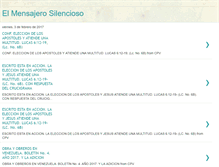 Tablet Screenshot of elmensajerosilencioso.blogspot.com