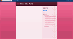Desktop Screenshot of cities-world-books.blogspot.com