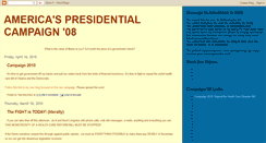 Desktop Screenshot of campaignamerica08.blogspot.com