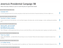 Tablet Screenshot of campaignamerica08.blogspot.com
