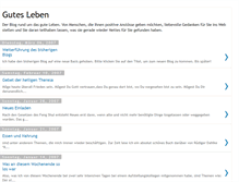 Tablet Screenshot of gutesleben.blogspot.com