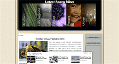 Desktop Screenshot of latestheavybikes.blogspot.com