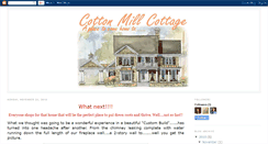 Desktop Screenshot of cottonmillcottage.blogspot.com