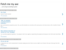 Tablet Screenshot of fetchmemyaxe.blogspot.com