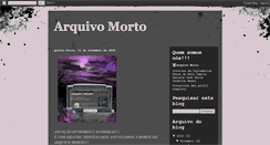 Desktop Screenshot of diploarquivomorto.blogspot.com