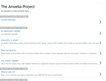 Tablet Screenshot of amoebaproject.blogspot.com