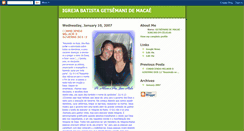 Desktop Screenshot of igrejabatistagetsemani.blogspot.com