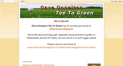 Desktop Screenshot of davedonelsonteetogreen.blogspot.com