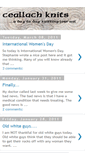 Mobile Screenshot of ceallachknits.blogspot.com