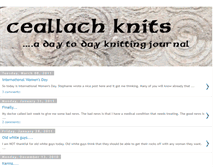 Tablet Screenshot of ceallachknits.blogspot.com