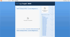 Desktop Screenshot of cplurgell0809.blogspot.com