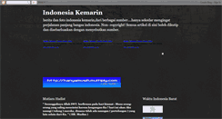 Desktop Screenshot of indonesiakemarin.blogspot.com