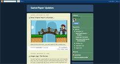 Desktop Screenshot of gamerpaper.blogspot.com