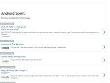 Tablet Screenshot of androidspirit.blogspot.com