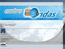 Tablet Screenshot of entre-ondas.blogspot.com