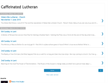 Tablet Screenshot of caffeinatedlutheran.blogspot.com