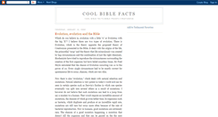 Desktop Screenshot of coolbiblefacts.blogspot.com