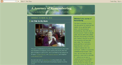 Desktop Screenshot of ajourneyofremembering.blogspot.com