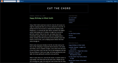 Desktop Screenshot of cutthechord.blogspot.com