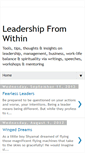 Mobile Screenshot of leadershipfromwithin.blogspot.com
