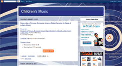 Desktop Screenshot of childrensmusicalbums.blogspot.com