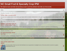 Tablet Screenshot of ncsmallfruitsipm.blogspot.com