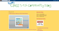 Desktop Screenshot of 5-316-2010.blogspot.com