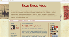 Desktop Screenshot of helpsavesnailmail.blogspot.com