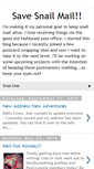 Mobile Screenshot of helpsavesnailmail.blogspot.com