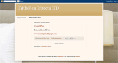 Desktop Screenshot of futboldirectofd.blogspot.com