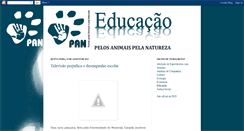 Desktop Screenshot of pan-educacao.blogspot.com