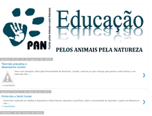 Tablet Screenshot of pan-educacao.blogspot.com