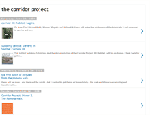 Tablet Screenshot of corridorproject.blogspot.com