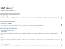 Tablet Screenshot of beattransfer.blogspot.com