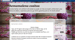 Desktop Screenshot of hemamalenacositas.blogspot.com