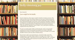 Desktop Screenshot of hollychoosingjoy.blogspot.com