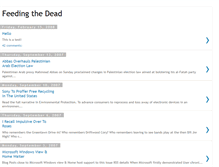 Tablet Screenshot of feedingthedead.blogspot.com