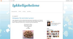 Desktop Screenshot of lykkeligehelene.blogspot.com