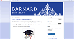 Desktop Screenshot of barnardsenioryear.blogspot.com