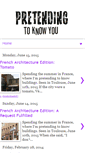 Mobile Screenshot of pretendingtoknowyou.blogspot.com