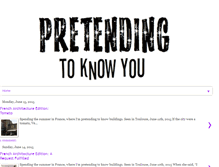 Tablet Screenshot of pretendingtoknowyou.blogspot.com